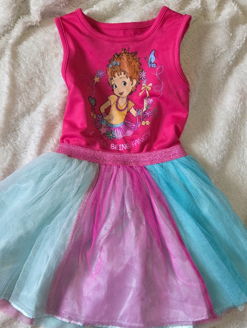 Disney Pink and Aqua Tulle Tutu Costume Dress